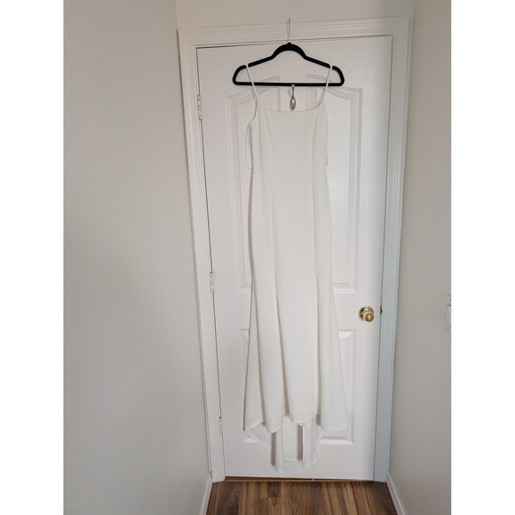 Lulus Blessed Romance White Button Back Mermaid Maxi Wedding Dress 2117076 Small - Picture 6 of 14